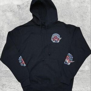 NBA Toronto Raptors Mitchell & Ness Embroidered Pullover Hoodie Size (M)